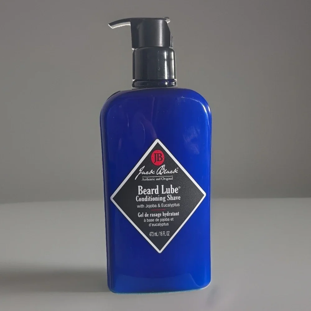Jack Black Beard Lube Conditioning Shave (473ml/16fl) NEW BOTTLE